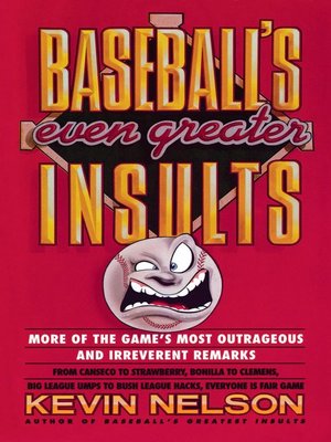 cover image of Baseball's Even Greater Insults